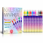 3D Nail Art Pens Set – 12 Colors for DIY Nail Design