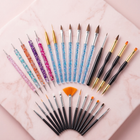 Artdone 31PCS Nail Art Brushes & Tools Set – Dotting Tools, Striping Brushes & Dust Brush