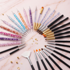 Artdone 31PCS Nail Art Brushes & Tools Set – Dotting Tools, Striping Brushes & Dust Brush