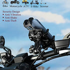 BRCOVAN Anti-Theft Motorcycle Phone Mount Holder with Vibration Dampener
