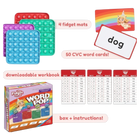 The Fidget Game Word Pop CVC Word Games for Kids 4-6