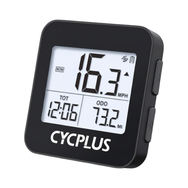 CYCPLUS Wireless GPS Bike Computer G1, 70g, 2.0" Screen, IPX6, 1200mAh