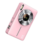 Camkory Digital Camera FHD 1080P with 32G Card 16X Zoom Easy for Kids Pink