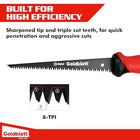 Goldblatt Drywall Saw – 6-Inch Jab Saw for Wallboard, Drywall, Plywood, PVC