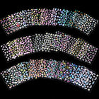 SPLOCUDU 30 Sheets 3D Nail Art Stickers – Colorful Daisy, Floral & Heart Self-Adhesive Decals