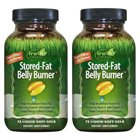 Irwin Naturals Stored-Fat Belly Burner Fat Metabolism | 72 Count 2-Pack