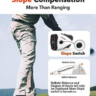 REDTIGER Golf Rangefinder with Slope On/Off,7X Magnification 1200 Yards