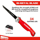 Goldblatt Folding Drywall Saw, 5-Inch Jab Saw for Wallboard, Plywood & PVC