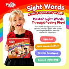 The Fidget Game Sight Words Game, Reading Flashcards and Pop Fidget Toys