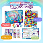 The Fidget Game Squishy Land in Rainbow Reef Board Game, Pre-K to 2nd Grade